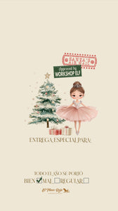 Costales Navideños Tiny Dancers (Impresión DTF color)
