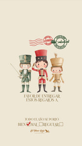 Costales Navideños Tiny Dancers (Impresión DTF color)