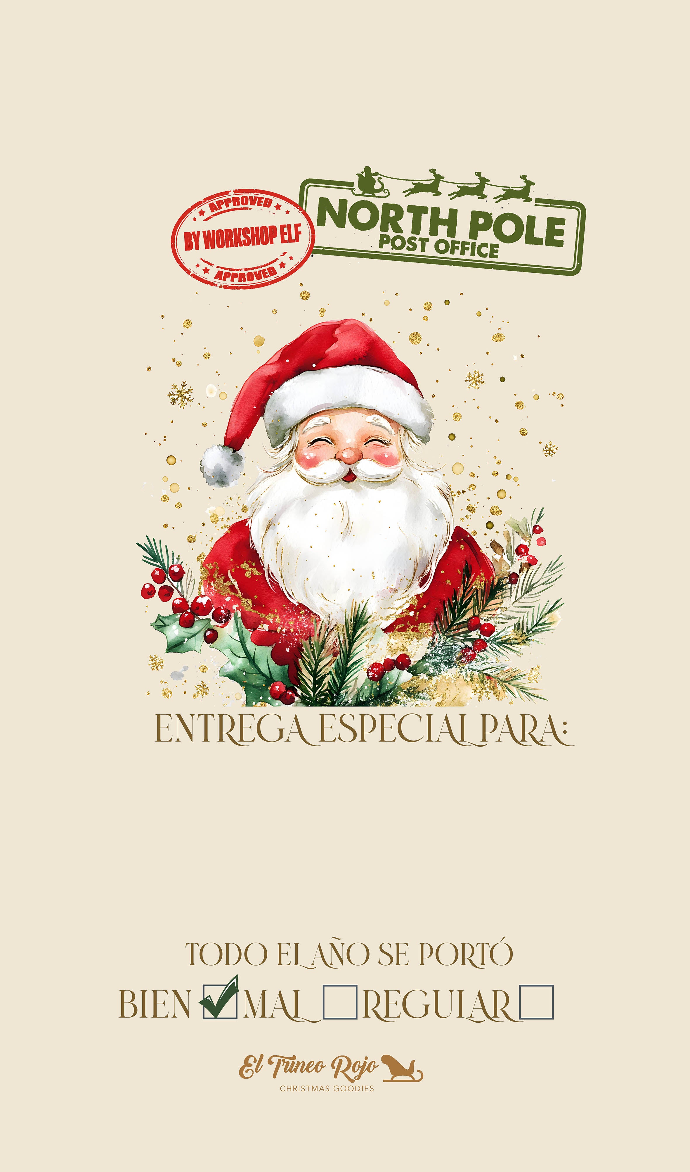 Costal Santa Claus Edición 5 Aniversario (Impresión DTF a color)