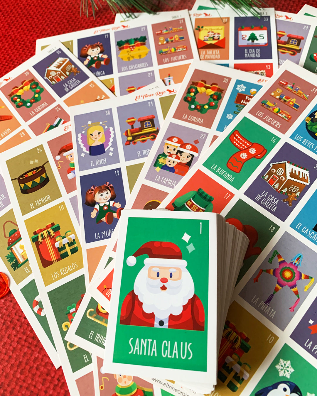 Combo 2 juegos: Lotería y Ponle la Nariz al Reno